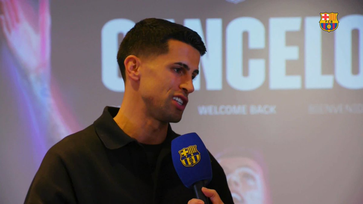 ❝El Barça es el único club con el que se me pone la piel de gallina cuando firmo❞ 🗣️ João Cancelo