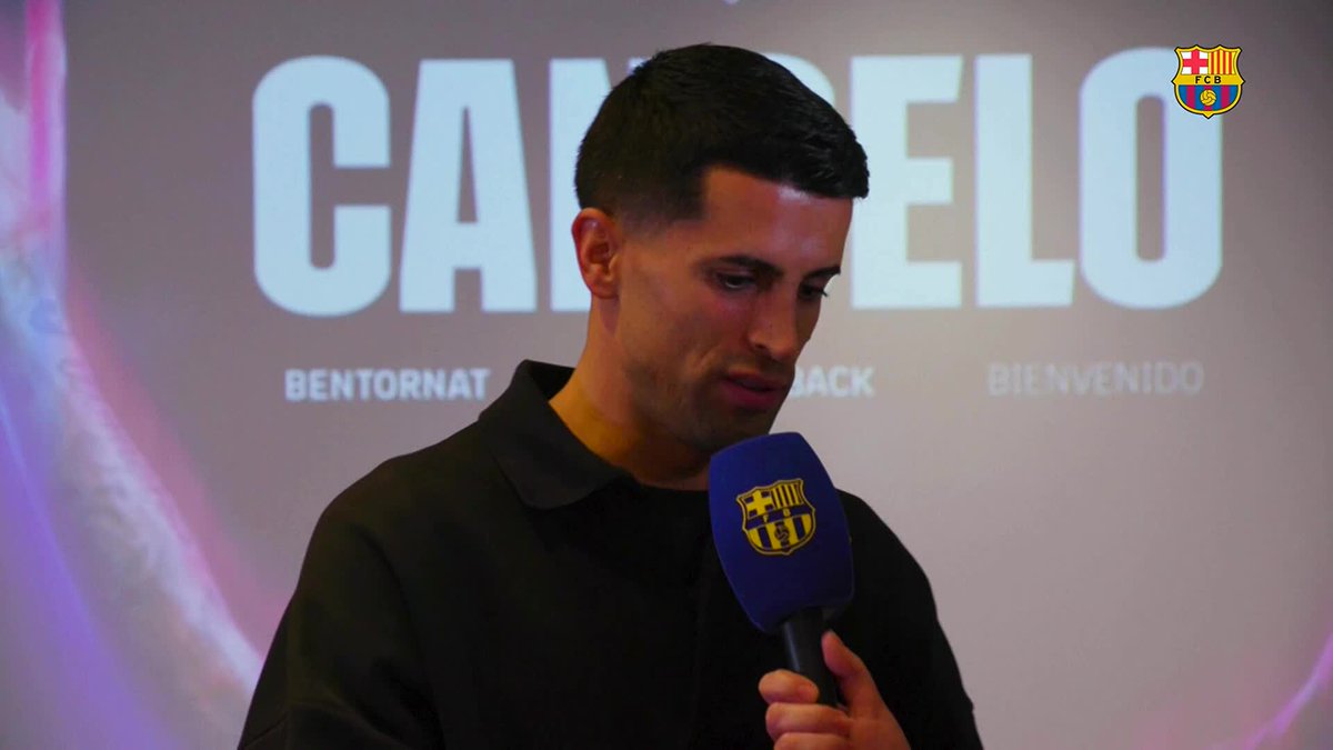 🎙️ João Cancelo speaks after returning as a blaugrana