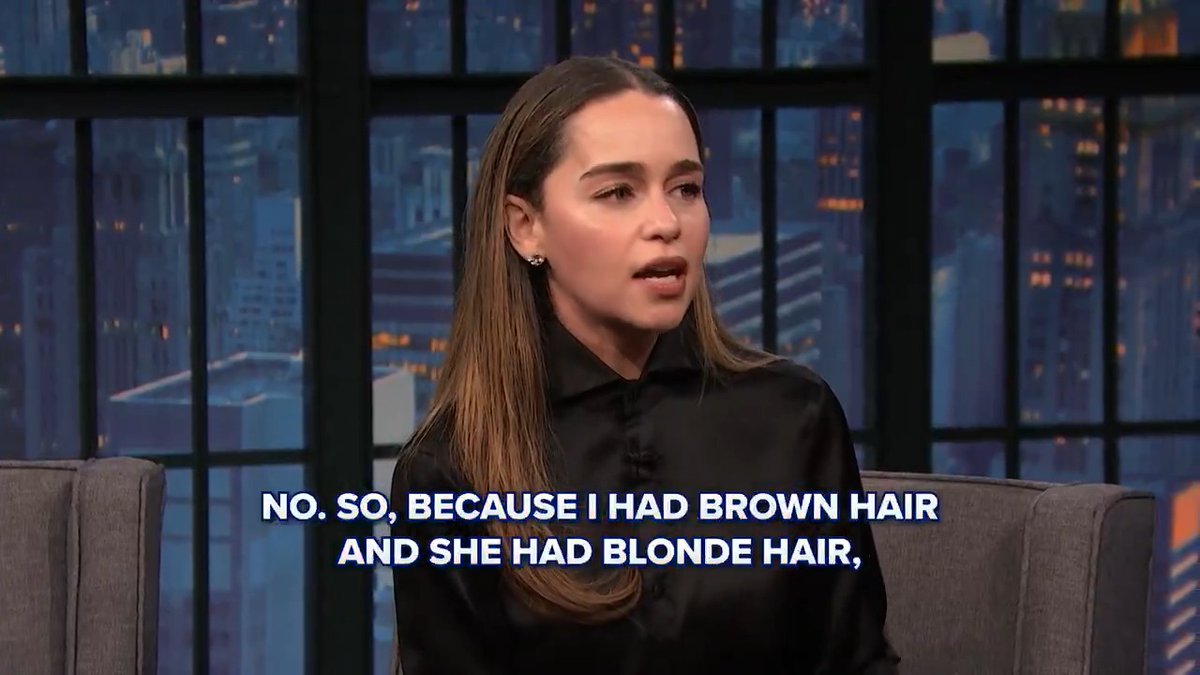 .Emilia Clarke was unrecognizable to fans without her @gameofthrones wig