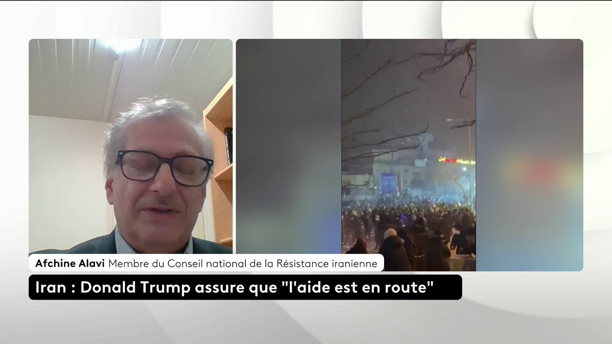 🔴 🗣️ "On croirait que le destin du peuple iranien, il provient de l'étranger" : Afchine Alavi, membre du Conseil national de la Résistance iranienne, rappelle que le mouvement de contestation vient de l'intérieur du pays. #ToutEstPolitique #Canal16