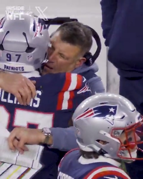 .Milton Williams's really took Mike Vrabel's challenge to "spill a little blood" to heart 😂 Inside the NFL NFL Playoffs Mic'd Up on X