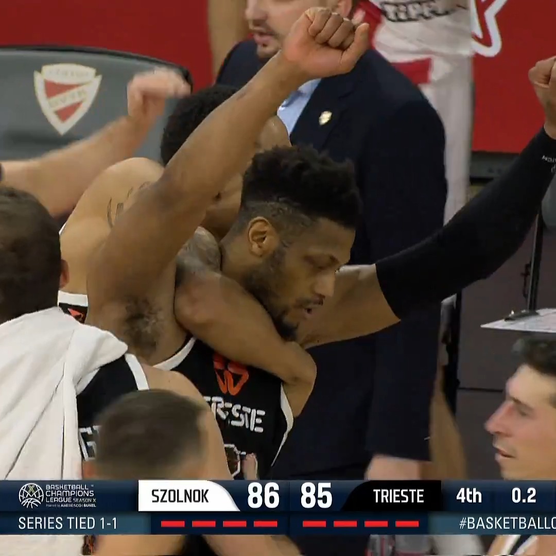 JEFF BROOKS SENDS TRIESTE TO THE ROUND OF 16!!!!!! #BasketballCL I Pallacanestro Trieste