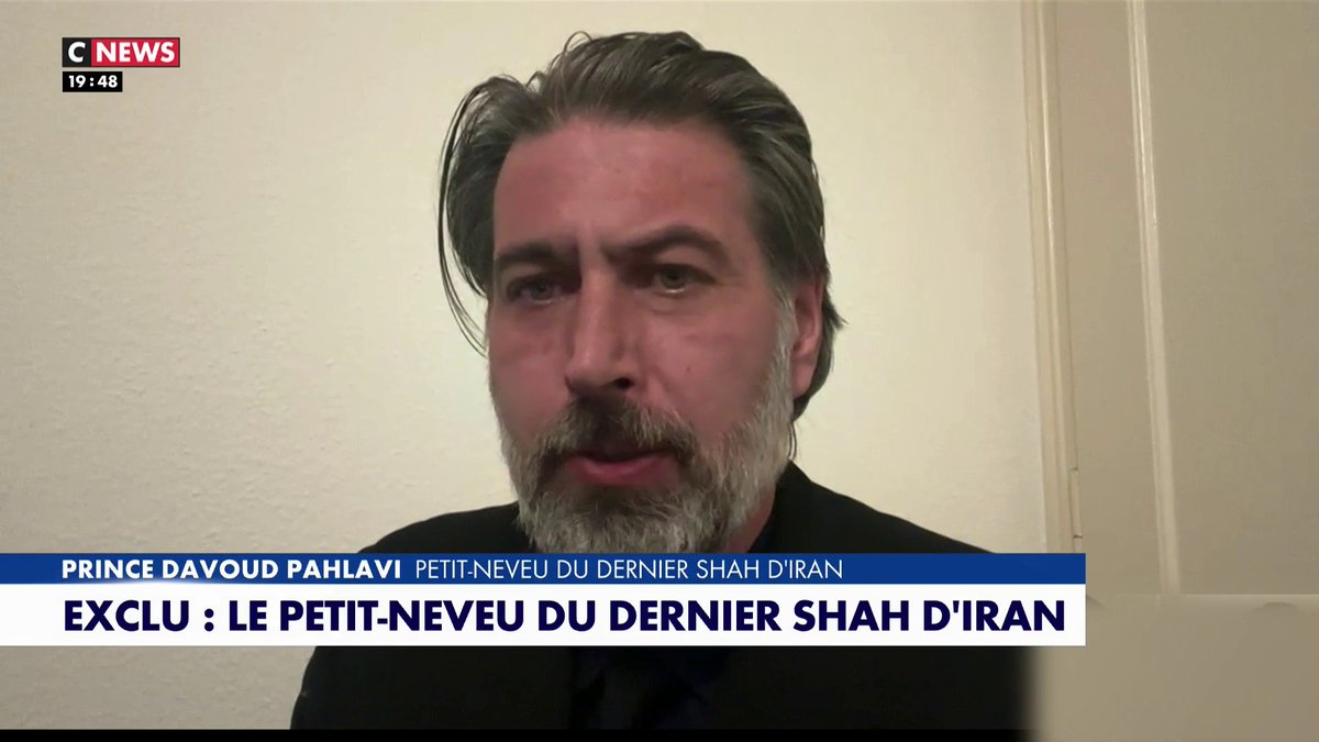 Prince Davoud Pahlavi, petit-neveu du dernier shah d’Iran : «A chaque fois qu’un membre du peuple iranien tombe sous les balles de la République islamique, c’est la démocratie qu’on assassine» dans #Facealinfo