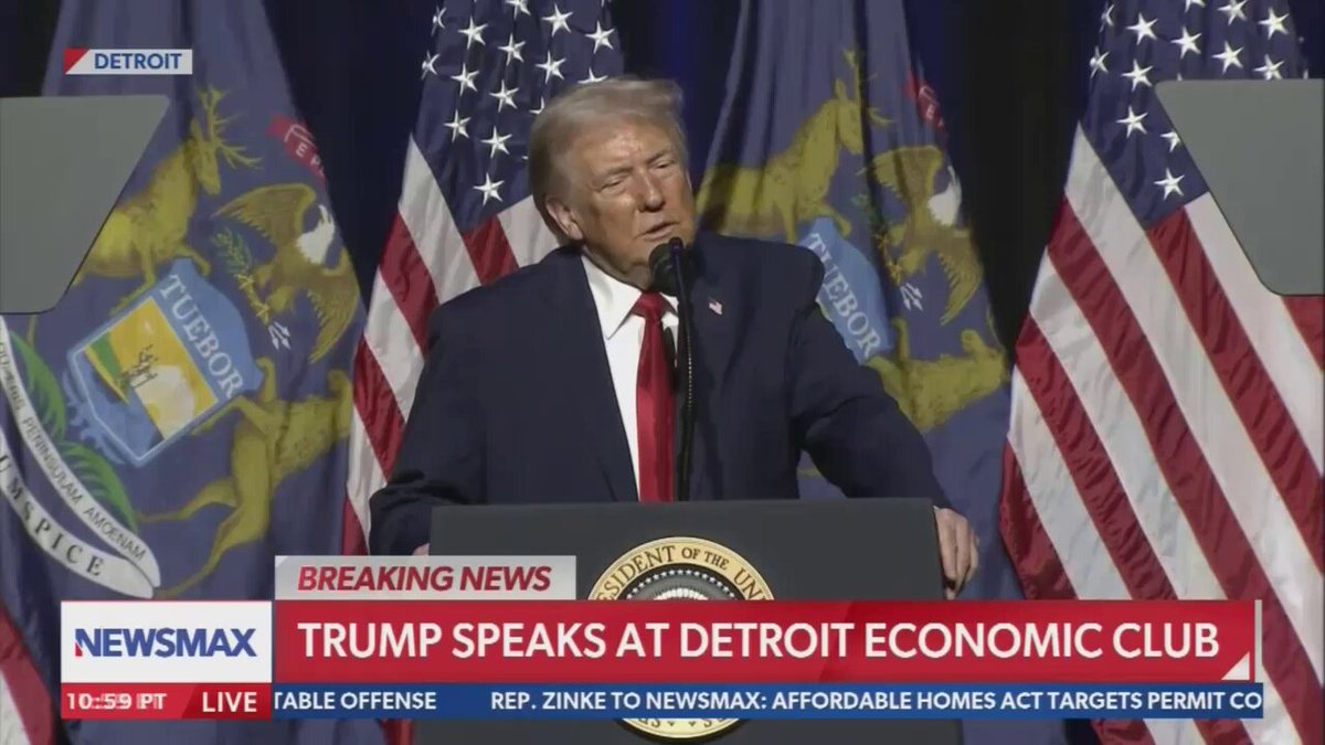 Trump to Mike Rogers, who lost in 2024: "I think they took that away from you last time, I'll be honest with you Mike. They rigged the election on you. Mine was too big to rig. You won, I'm telling you."