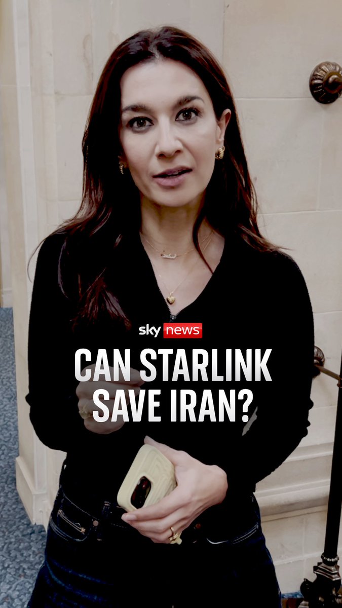 I spoke to Shervin Pishevar, the man helping to restore connectivity to thousands of Iranians during the ongoing internet blackout - using Starlink. Watch our conversation 🔽