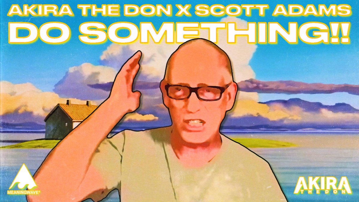 "Freedom's just another word For nothing left to lose You're free DO SOMETHING!!" With Scott Adams