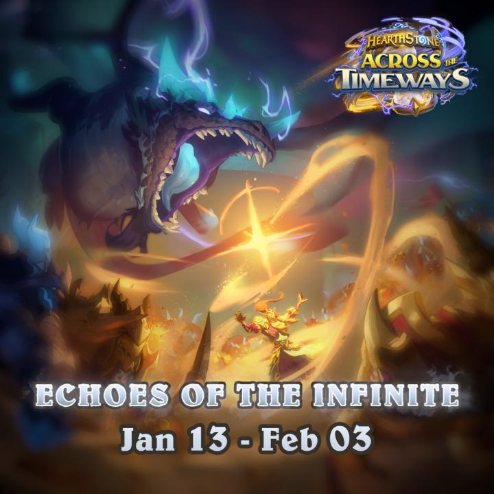 Tick tock, hero! Murozond's plotting something... ⏰ A new event, Echoes of the Infinite, is calling! Complete quests and earn rewards.