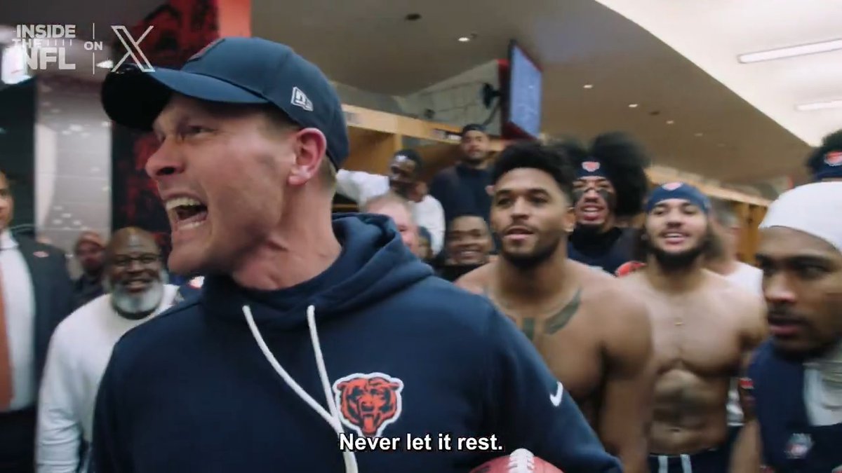 Ben Johnson appreciation 👏 Chicago Bears Inside the NFL NFL Playoffs Mic'd Up on X