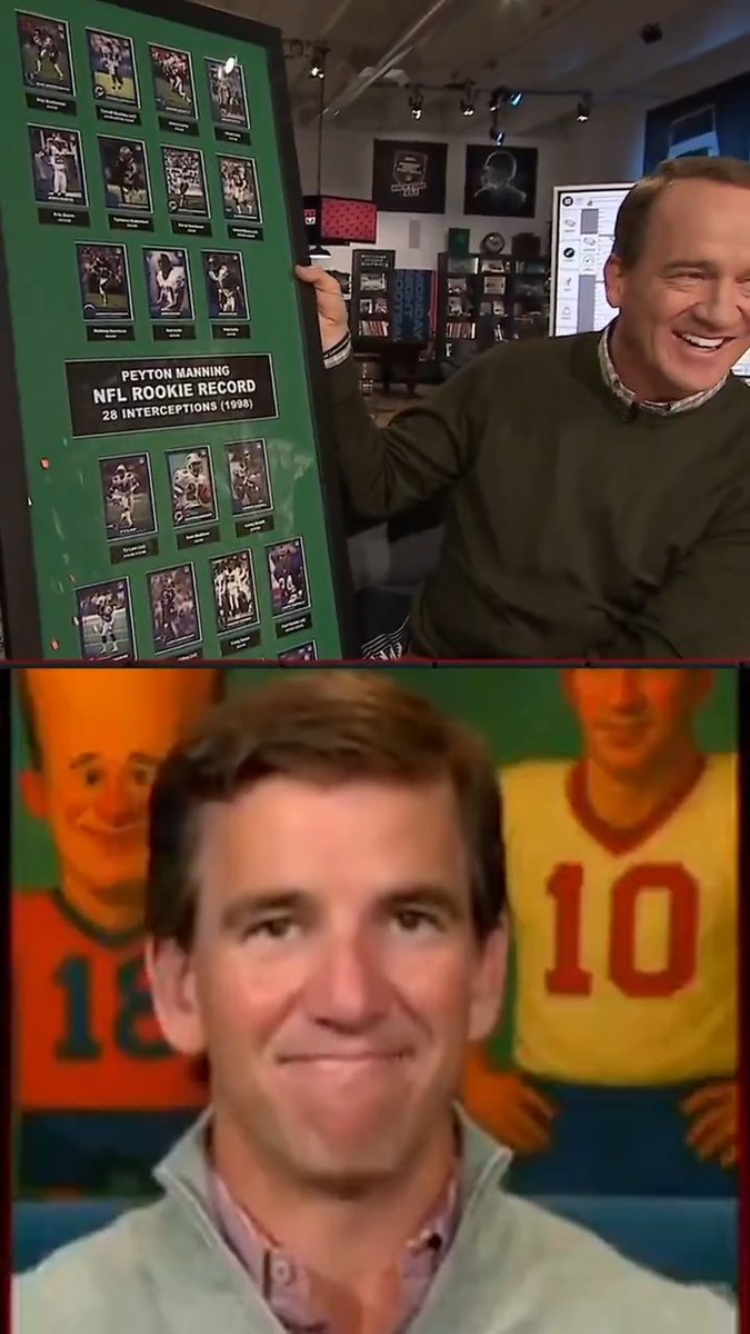 .Eli Manning is the gift that keeps on giving 😅