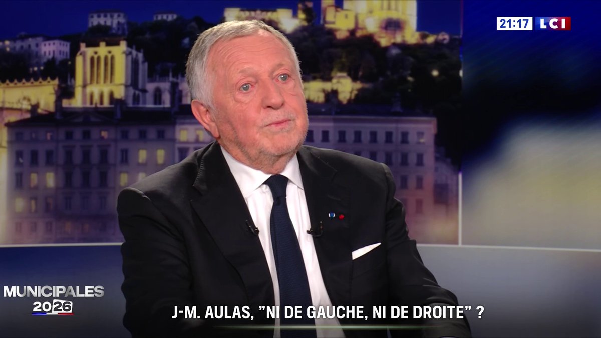 💬 "Je suis ni de gauche, ni de droite" 🔴 Interview exclusive de Jean-Michel AULAS, candidat à la mairie de Lyon #Municipales2026