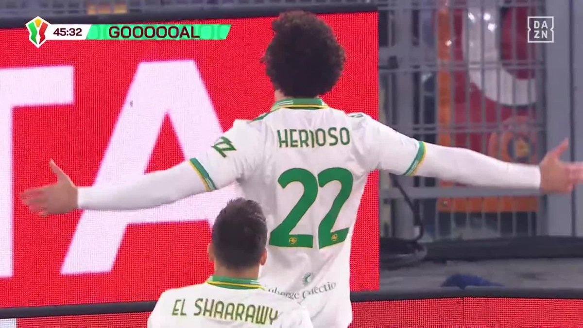 Cuando 20 segundos en el campo te valen para hacer este GOLAZO 🤯 Mario Hermoso sale al descanso y se inventa esto: CAÑITO Y DEFINICIÓN DE PURO 9 🔥 #CoppaItalia 🏆🇮🇹