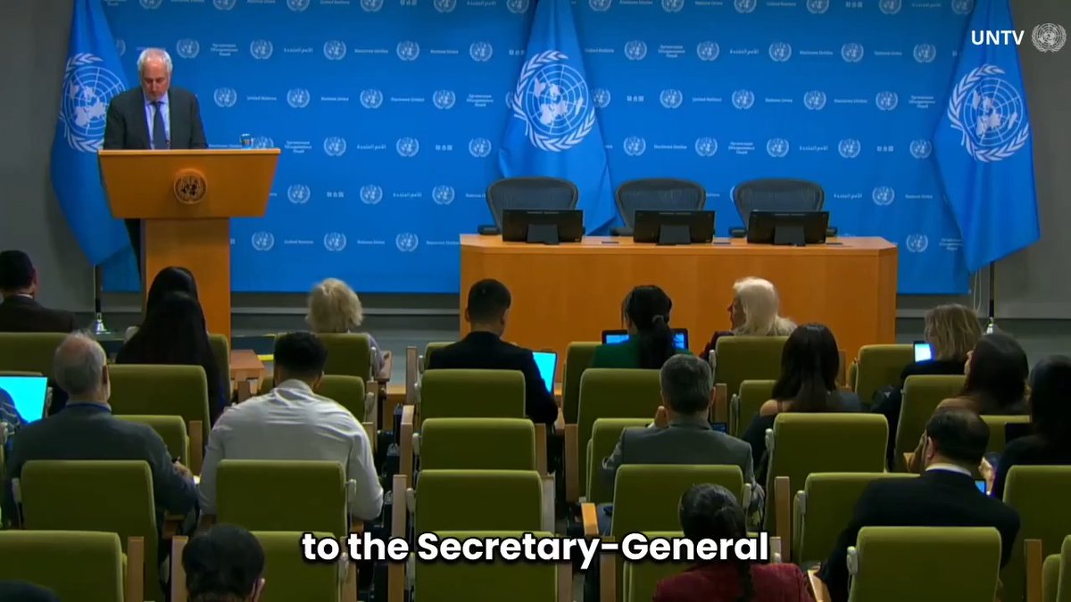 "We call for a return to dialogue." The protestors started a dialogue; the regime chose to meet them with bullets. This man shouldn't be in charge of a coffee pot, let alone the UN.