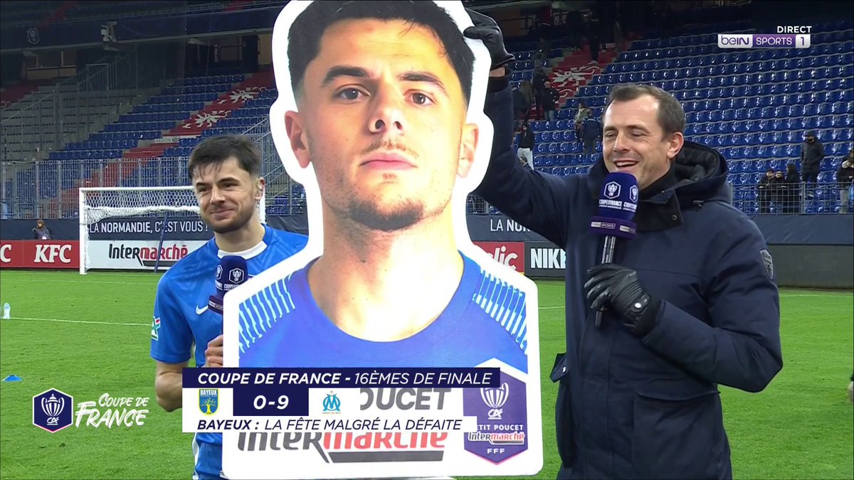 [📺LIVE] 🏆⚽️ #CoupeDeFrance 🎙️ Anthonin Cathrine (Bayeux FC) : "Ça va être des souvenirs éternels"
