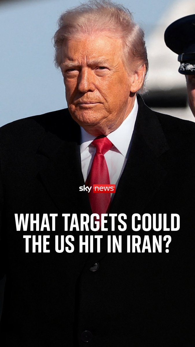 Trump told Iranians ‘help is coming’ - but what targets could the US hit in Iran? Military analyst Michael Clarke explains what type of targets Trump might attempt to hit if he plans to strike Iran. Live updates:
