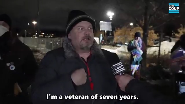 🚨U.S. veteran GOES ABSOLUTELY NUCLEAR ON ICE: "I've bled for this country, I've fought for this country—they're disgracing this f*cking country and what it f*cking means! They hide behind their f*cking masks like f*cking pussies! Get them out of here!" WE'RE LIVE NOW ⬇️