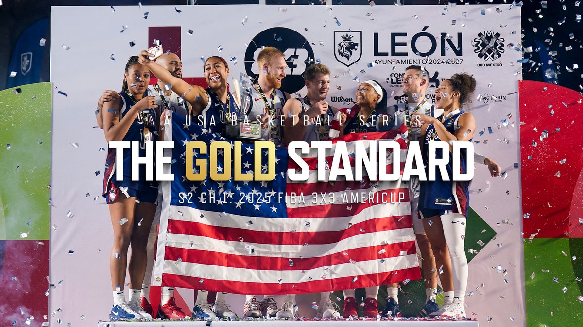 On the half court, the stakes are high. And our expectations are higher. 📹 An all-access pass with the USA Basketball 3x3 AmeriCup Teams on their journey to a double gold. Watch the 🇺🇸 #TheGoldStandard: 2025 3x3 Basketball | FIBA3x3 AmeriCup in full: