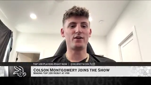 .Chicago White Sox rookie Colson Montgomery debuts on our #Top100RightNow at No. 88! Chicago's shortstop joined us to discuss his first taste of the Big Leagues and the adjustments he made at the plate throughout the course of the season.