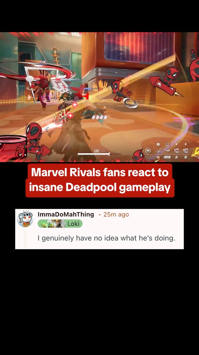 We got our first look at Deadpool in Marvel Rivals and his gameplay is as chaotic as the character:
