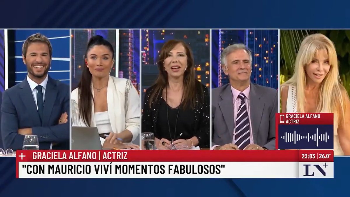🔷 Graciela Alfano rompió el silencio luego de contar que el expresidente Mauricio Macri le mandó un mensaje a las 4 de la mañana, confirmó que van a ir cenar y declaró: "Es un tipo muy divertido, me encanta". 👉En #MásDataALaNoche