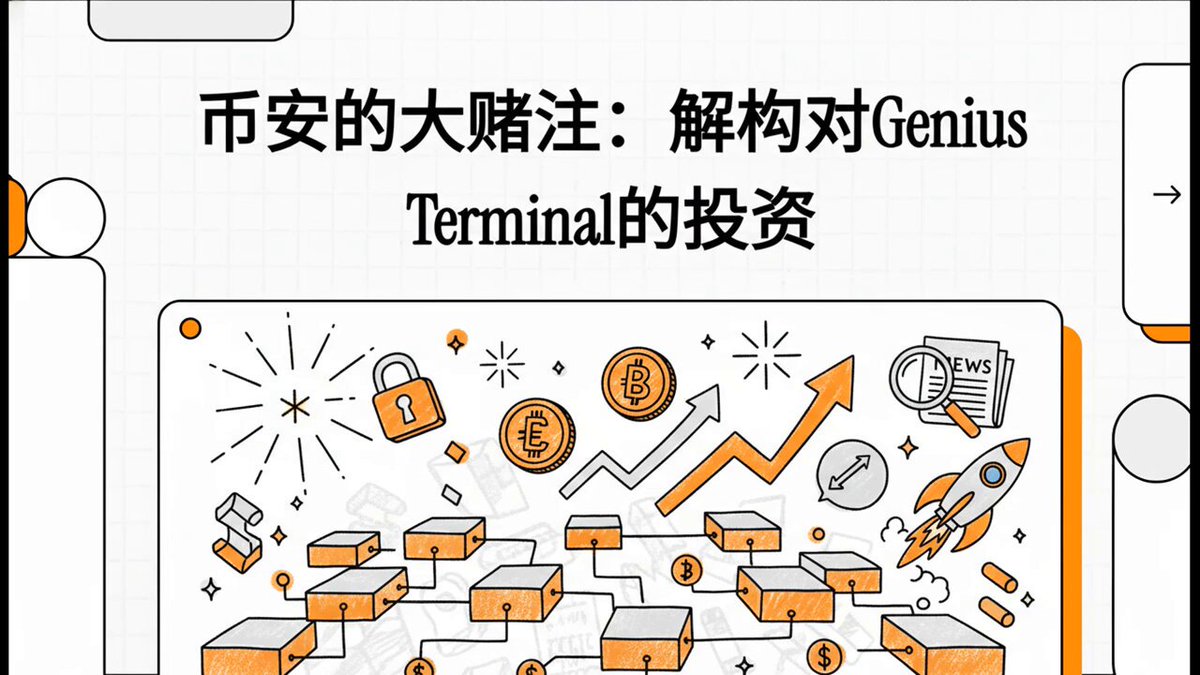 CZ 担任顾问的项目屈指可数。 目前仅有 Aster、Vana、Genius 三个。 而且从 YZi Labs 对 Genius 的投资力度和表态来看，这个项目的战略地位远超想象。 🔗 Genius 传送门： 1/ “链上币安”不是营销口号，是战略定位 Genius CEO Armaan Kalsi 在官宣中明确表态：要打造“链上版币安”。 联合创始人 Ryan Myher 更加直接：“如果今天重建币安，你不会选择中心化交易所——你会在链上构建它”。 这种表态出现在 Yzi Labs 的正式投资宣发中，绝非偶然。 全球监管环境日趋明晰，CEX 的监管套利空间正在消失。 链上转型已经从可选项变成必选项。 Genius 就是币安在这个转折点的战略性布局。 从币安的角度，好处显而易见： ▌ 通过 Genius 测试链上交易的边界 ▌ 为未来可能的业务转型积累储备 ▌ 在监管环境变化时保持战略主动权 2/ 投资金额透露的信号 The Block 报道显示，这笔投资为“八位数以上，远超 1000 万美元”。 按行业惯例推算，投资额可能在 2000-5000 万美元区间。 更关键的是，CZ 亲自担任顾问 要知道，YZi Labs 投资组合覆盖近 300 项目，但 CZ 直接参与顾问角色的项目？屈指可数。 这种创始人级别背书，说明 Genius 不是普通投资标的，而是战略资产。 币安内部对链上交易未来的判断已经形成共识。