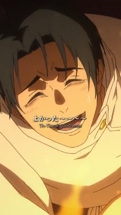 / 「#死滅回游 前編」 第49話(第3期 第2話) 注目シーンピックアップ!! \ 「よかった~~~~」 第48,49話「執行」/「もう一度」 各配信プラットフォームにて配信中!! ▼配信PF一覧はこちら #呪術廻戦 #jujutsukaisen