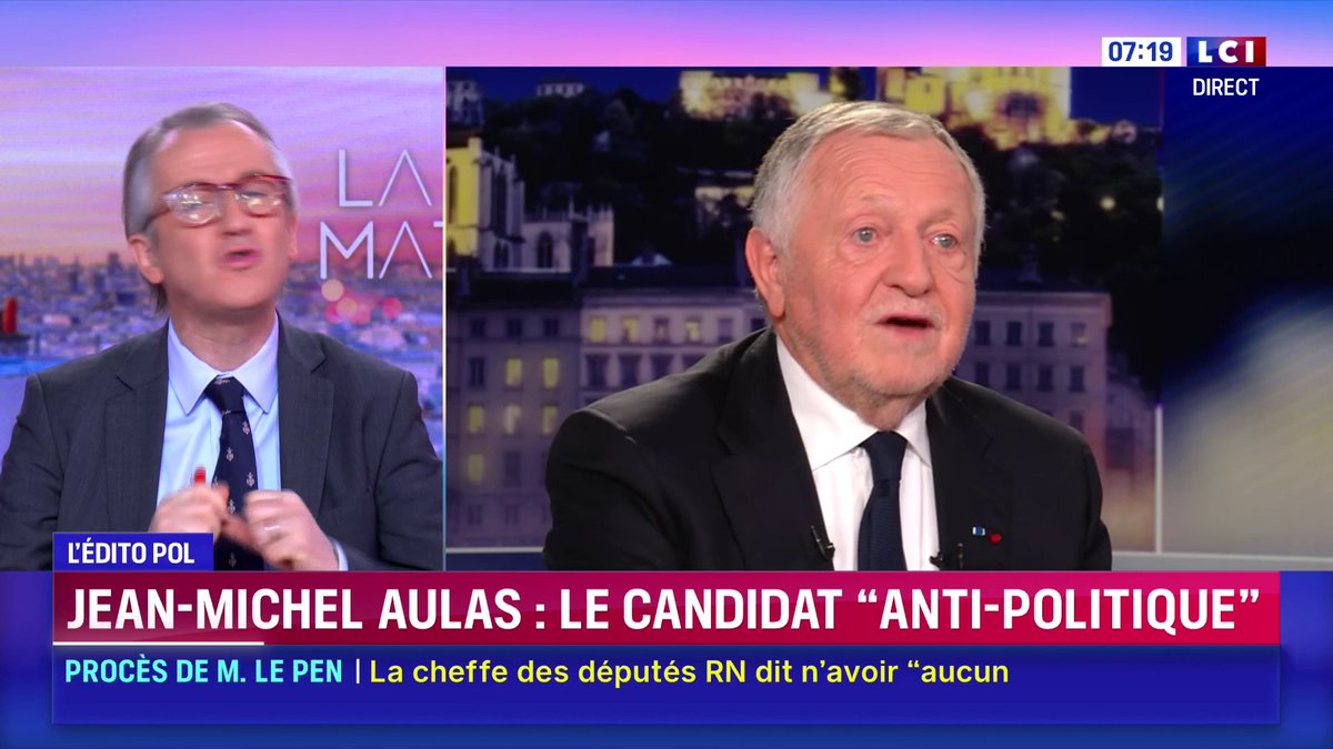 Municipales : Jean-Michel Aulas, le candidat anti-politique ➡️ C'est l'édito de Christophe Barbier