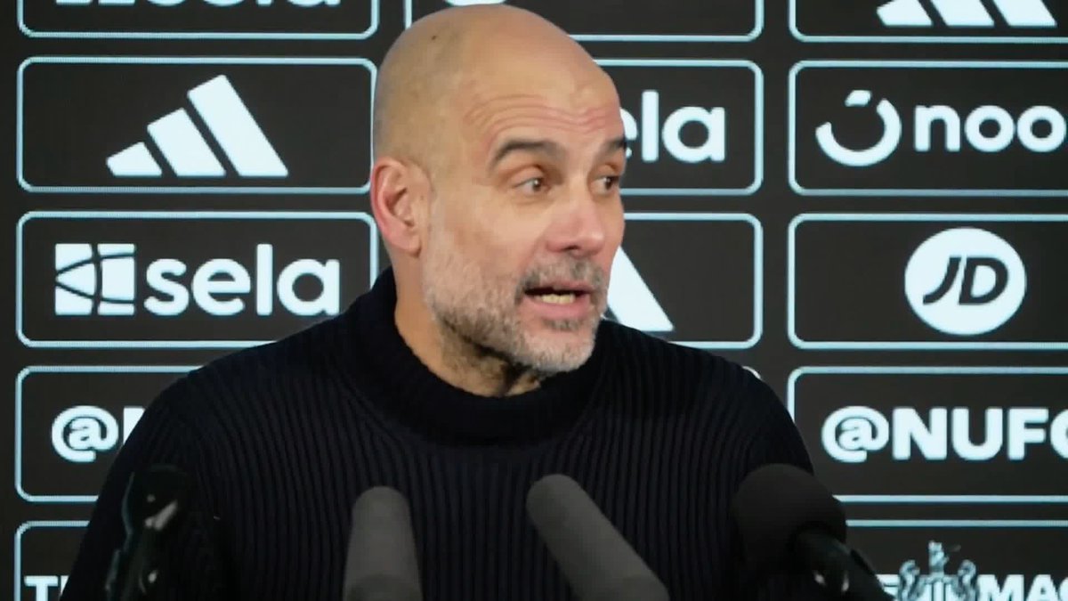 "I'm pretty sure Howard Webb is going to call me to give me an explanation" 😯 Pep Guardiola launches a passionate rant about VAR after Manchester City had a goal controversially disallowed in their 2-0 win over Newcastle 😬