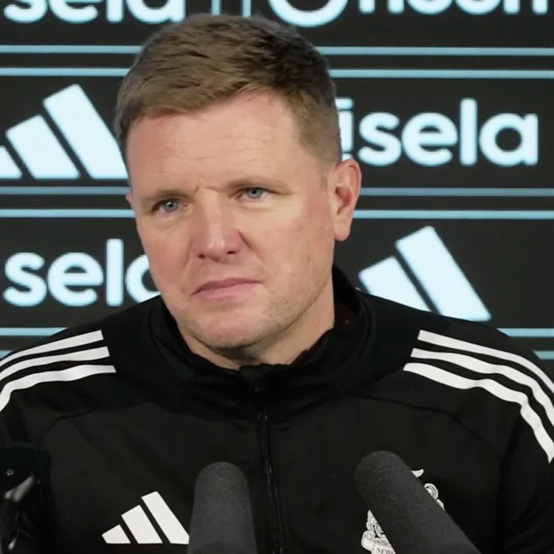 "I don't think that's right" 😤 Eddie Howe was disappointed that Manchester City's first goal was scored whilst Jacob Ramsey was being treated for a head injury, but is not 'bitter' that Antoine Semenyo wasn't cup tied for the match due to a rule change 💬