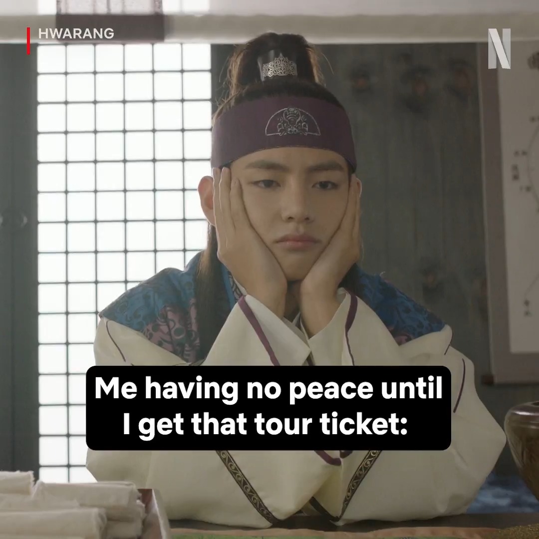 how do they expect me to keep living my life after dropping all this on a random tuesday #Hwarang #KimTaehyung #김태형 #뷔 #BTS_WORLDTOUR