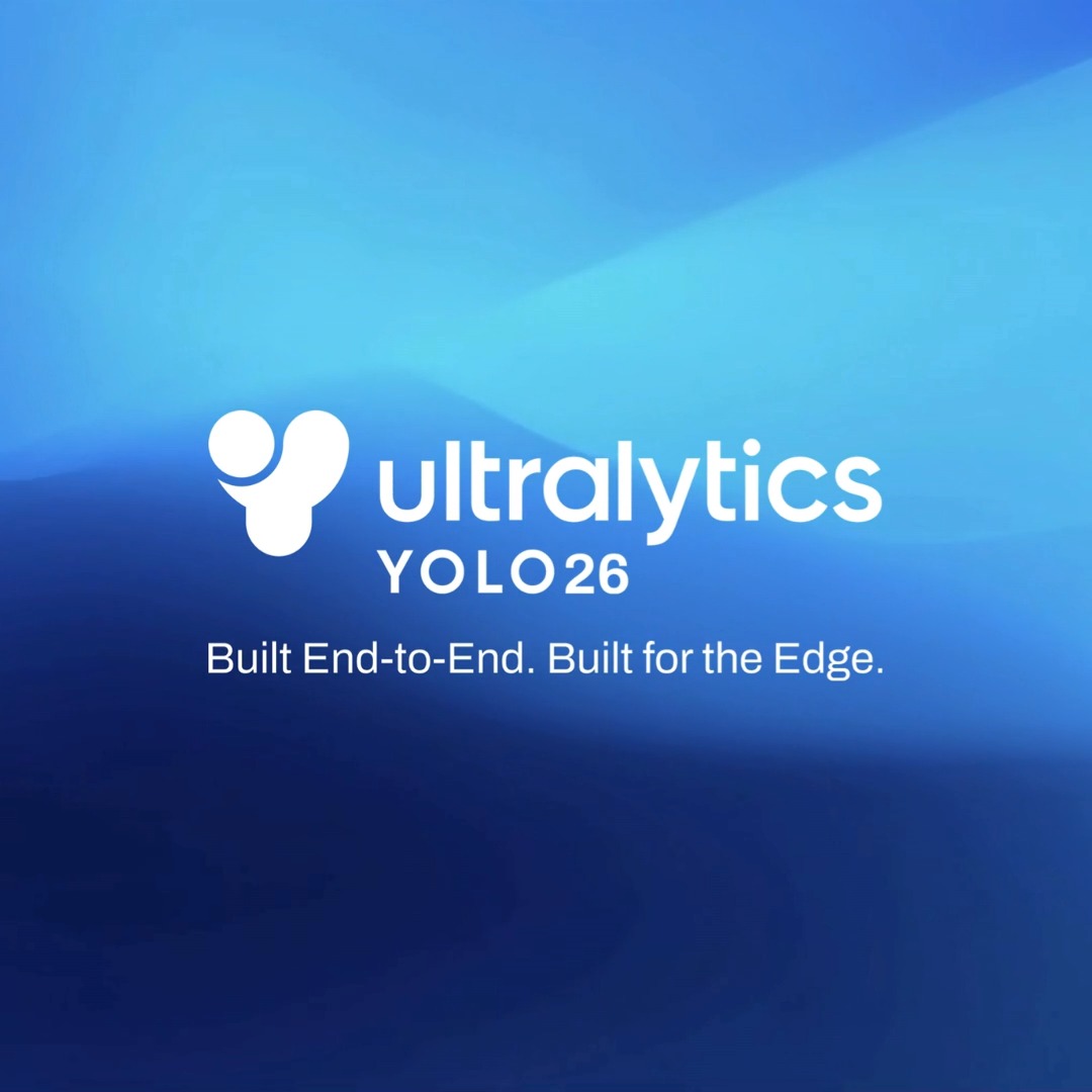 Launching today: Ultralytics YOLO26! The fastest, most deployable YOLO ever built. For years, shipping object detection meant extra steps and messy post-processing. YOLO26 changes the game with end-to-end, NMS-free inference, simpler deployment, and strikingly low latency. Built End-to-End. Built for the Edge. 👉 Get started today: