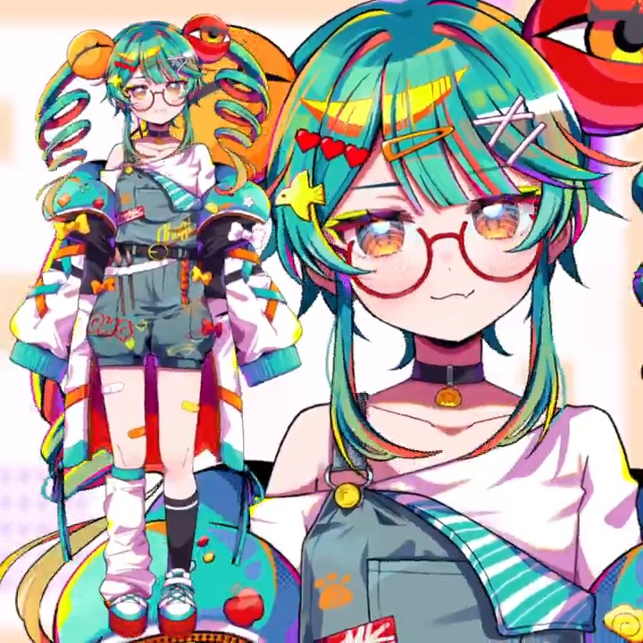 【お仕事】 伊達巻おはぎ様（伊達巻おはぎ／datemaki ohagi)のLive2Dモデリングを担当いたしました！ art: sashimi様（@/ssm_a_u） Live2D: 冬乃グミ #Live2DShowcase #Live2D依頼