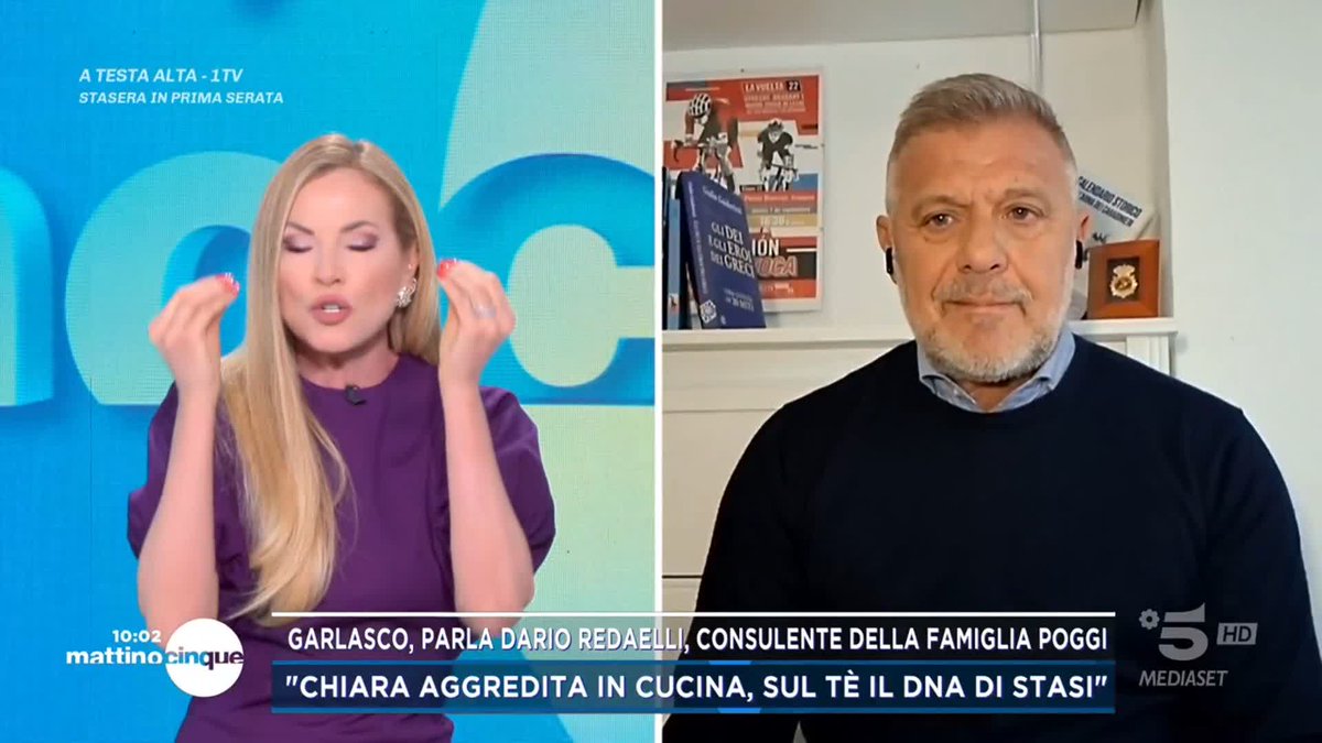 #Garlasco, "Chiara aggredita in cucina, sul tè DNA di Stasi" In diretta parla il consulente della famiglia Poggi Dario Redaelli #Mattino5