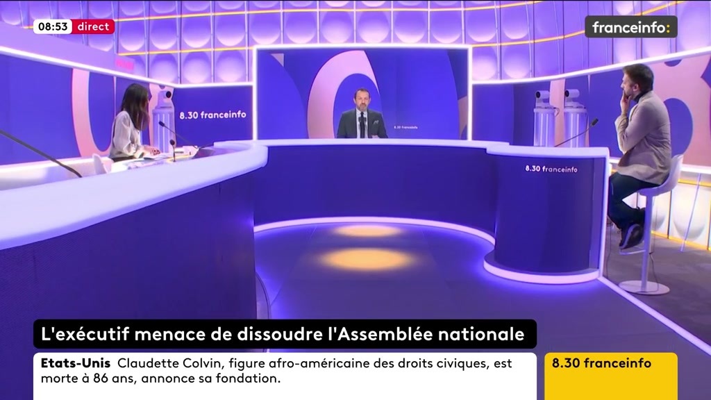 🔴 Menace de dissolution de l'Assemblée nationale : le RN, prêt à retourner aux urnes ? ➡️ "On va déposer environ 650 listes aux élections municipales, ce qui est du jamais-vu, et on a 577 candidats déjà pré-sélectionnés pour aller aux législatives", dit Sébastien Chenu