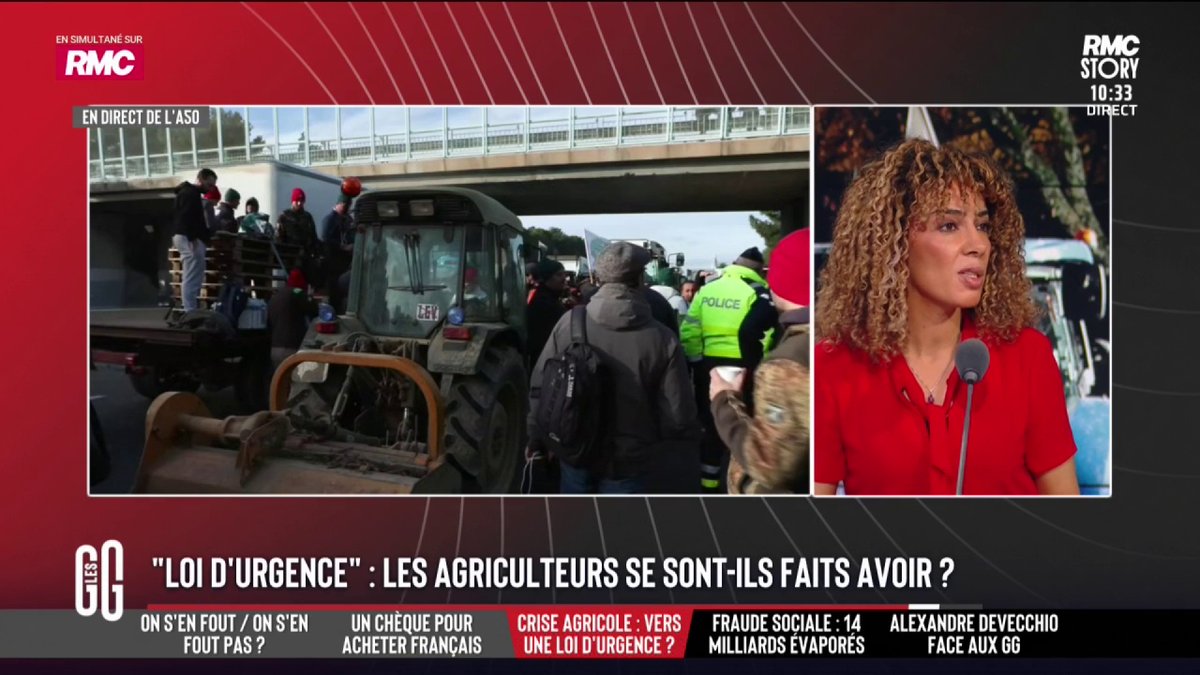 🚜 Les agriculteurs se sont-ils fait avoir ? 📞 Sébastien, agriculteur : "Toute la population s'est fait avoir. Le jour où il y a une crise en Amérique du Sud, la côte boeuf qui va arriver à 10 €, elle va arriver à 50 €. Seuls les riches pourront se nourrir." #GGRMC