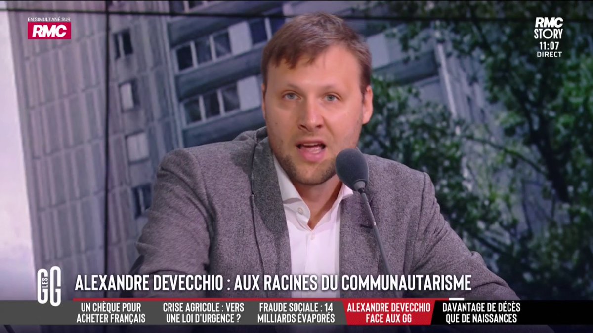 🎙️ Alexandre Devecchio, journaliste au Figaro : "On dit que la France est raciste aujourd'hui, mais la xénophobie à l'égard des premiers immigrés italiens était bien plus grande. Je ne regrette pas la période mais le discours victimaire de l'école aujourd'hui n'est pas bon." #GGRMC