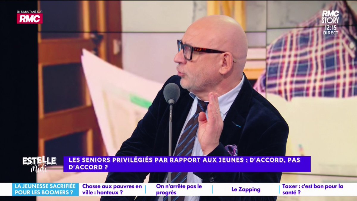 👴 Les séniors privilégiés par rapport aux jeunes 🎙️ frédéric hermel🇫🇷 : "Ce qu'on reproche aux vieux, c'est de ne pas mourir à 60 ans comme il y a 100 ans ! Il n'y avait pas de week-end à Barcelone... Il y avait des vacances 1 fois/an pas 4 ! Il n'y avait pas les 35h" #EstelleMidi