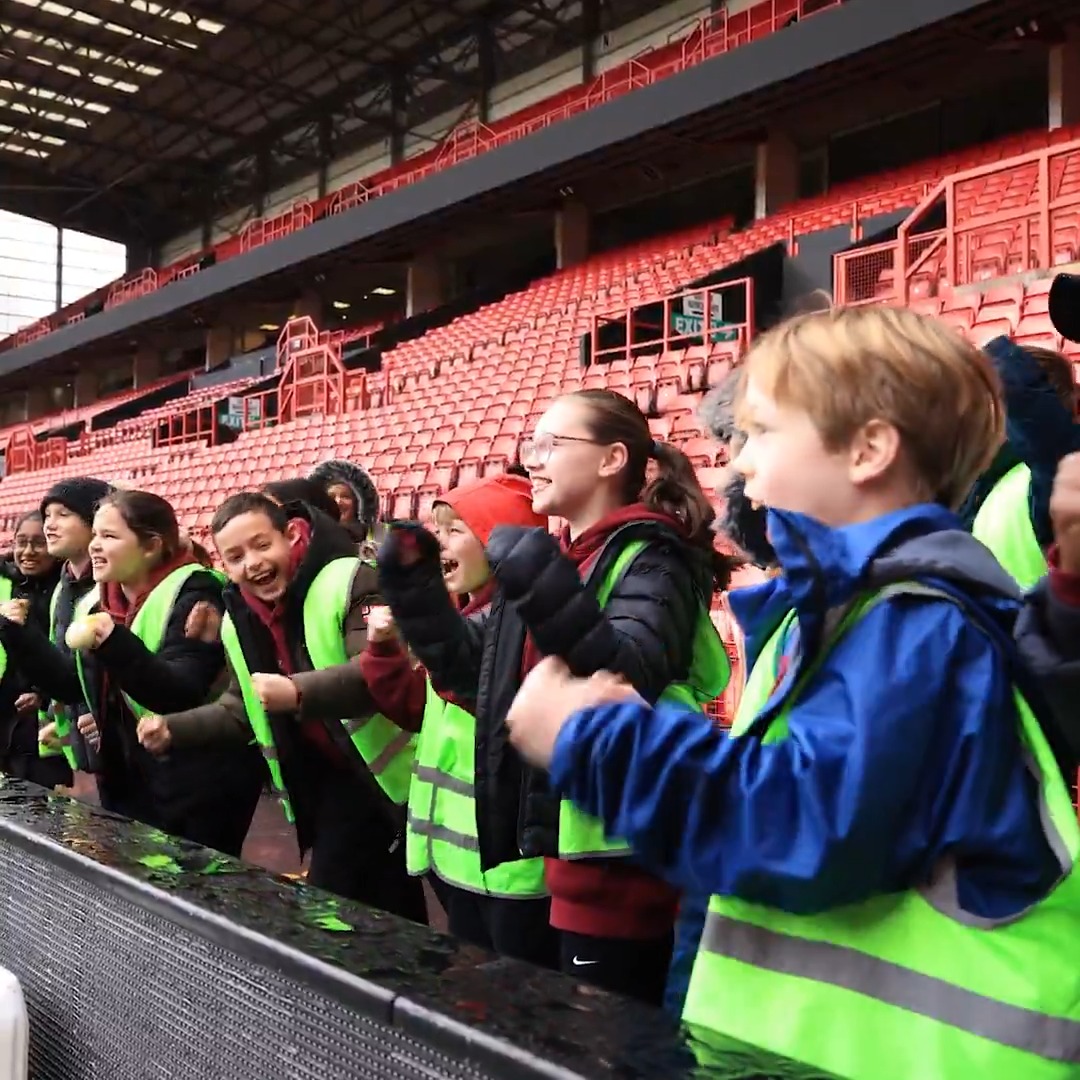 'Miles Leaburn actually went to our children's school so they're huge fans and they met him recently. They've been really inspired!' 🤩 We hope you enjoyed your tour of The Valley, Eltham Church of England 🙌 #cafc