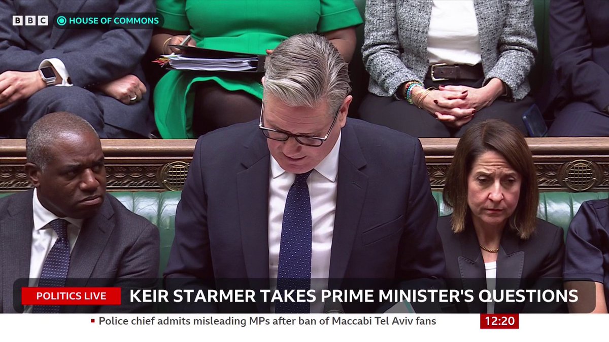 Kemi Badenoch asks the PM 'is there going to be any change to his business rate policy?' Keir Starmer says he supports business and workers through their Employment Rights Act #PMQs