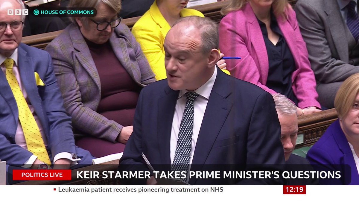 Ed Davey asks the PM to "immediately" strip South East Water of their contract after ongoing issues which have left thousands without water Keir Starmer says daily meetings are being held to hold South East Water to account #PMQs