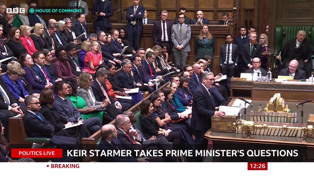 Emily Darlington asks the PM to join her in telling X and other apps that we will not tolerate any abuse of men, women or children Keir Starmer calls the actions of Grok and X “disgusting”, and says X is acting to ensure compliance with UK law #PMQs