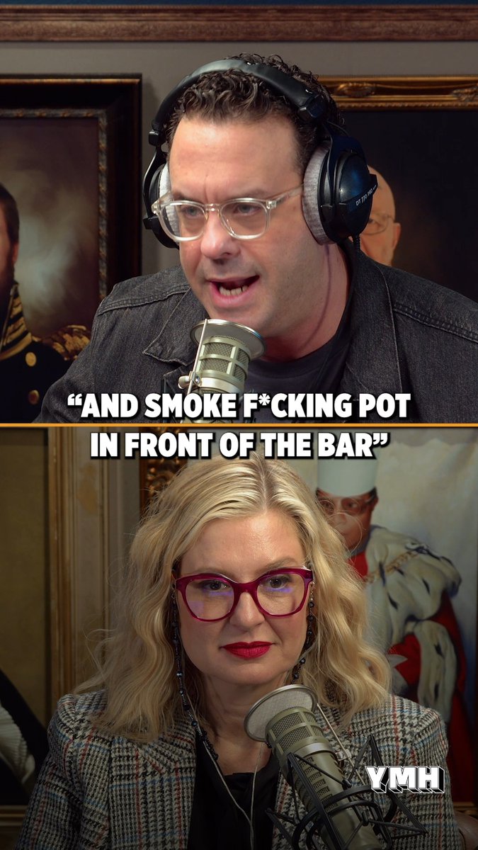 Can’t be getting high on company time. 💨 New #YMH with Joe DeRosa is out now!