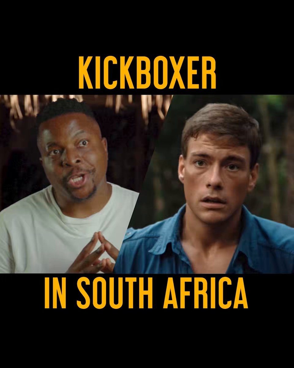 KICKBOXER #InSouthAfrica with Van Damme 🤞🏽😂🇿🇦