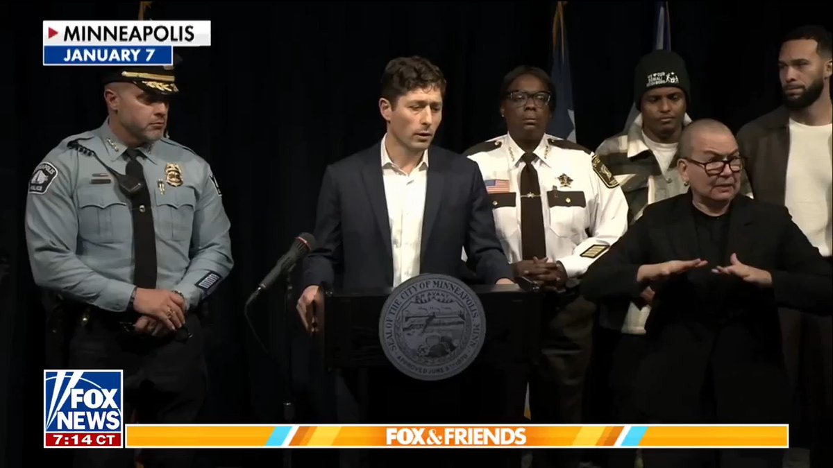 NEW: Minneapolis Mayor Frey doubles down after he told ICE to "get the f*** out of Minneapolis" in the aftermath of the shooting involving Renee Good and a DHS agent. MAYOR FREY: “I stand by exactly what I said." "To be clear, what I was responding to was an immediate conclusion that had been drawn by the federal government, where they said, one, the ICE agent was acting in self-defense, and then shortly thereafter saying that the victim was a domestic terrorist." "My deep concern is when the conclusion is drawn by the government that's actually doing the investigation itself. It's much harder to trust the investigation."