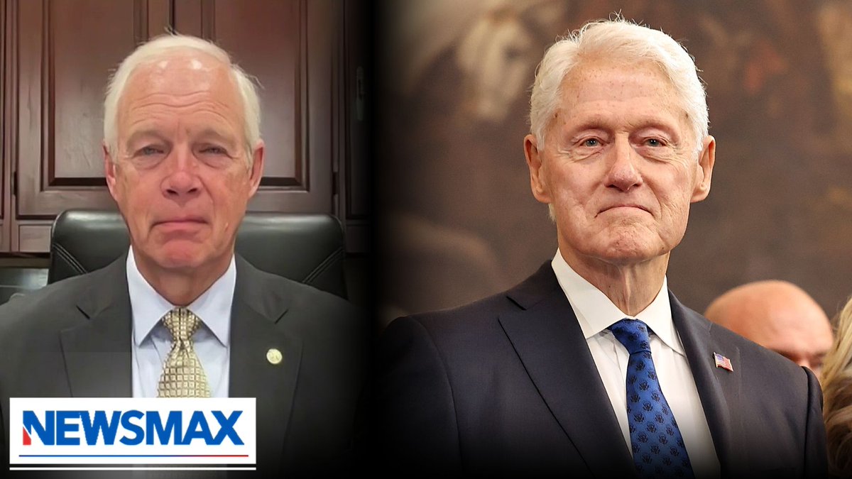 “If he has nothing to hide, he ought to come before the House and testify.” — Senator Ron Johnson on Bill Clinton’s refusal to testify before the House Oversight Committee in its Jeffrey Epstein probe @Marc_Lotter Alex Kraemer