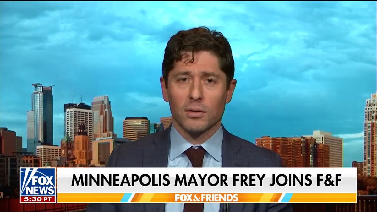 NEW: Minneapolis Mayor Jacob Frey responds to the Minnesota fraud scandal: MAYOR FREY: “When you commit a crime in this country, you are held accountable, and you go to jail as an individual." “You go to jail as an individual." “Entire communities, entire populations are not held accountable for the actions of the individuals that actually did it. And so that’s where my position is.” FOX & Friends