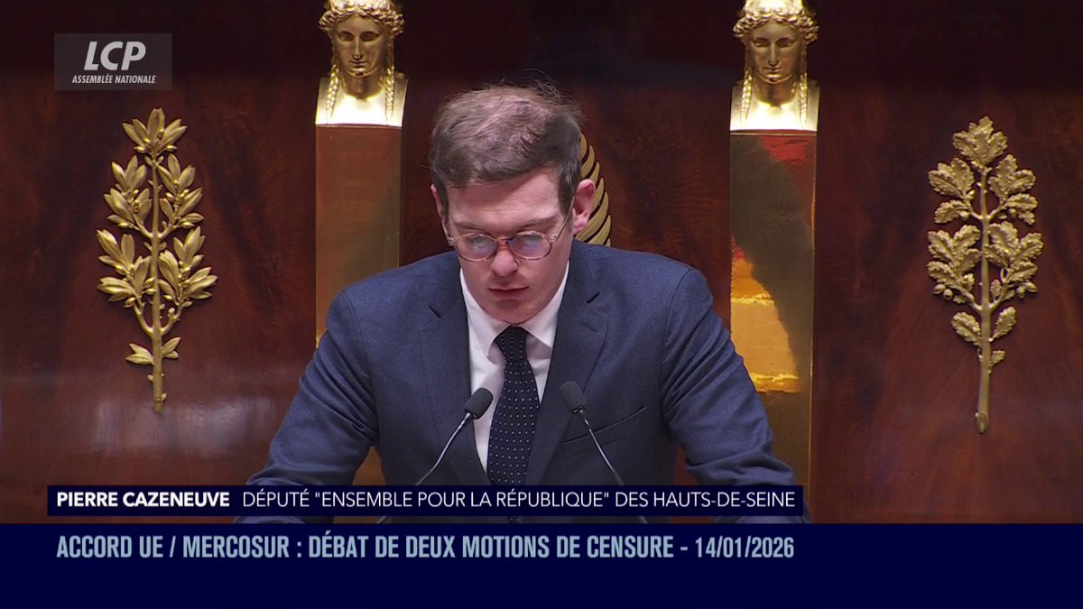 "Tout le monde connaît Oui-Oui. Nous avons dans la classe politique son alter ego maléfique, Non-Non Mélenchon", ironise Pierre Cazeneuve. "Quoiqu'il arrive, LFI dit non. Censurer un gouvernement qui a fait ce qu'on attendait de lui est un concept politique innovant". #DirectAN