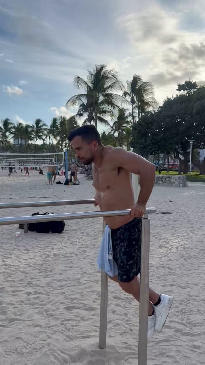 Quién pa ir a entrenar a la playita…. ☀️🏝️