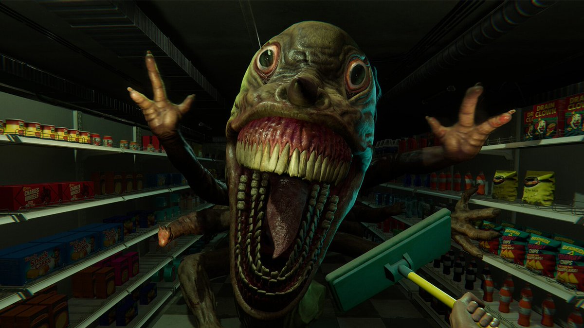 Manage a convenience store by day, and then try to survive the unsightly horrors that come out at night. Hellmart turns from an enjoyable store management sim by day into a survival horror game at night. Check out the new release date trailer: