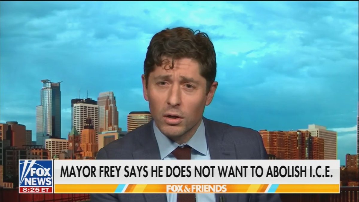 Mayor Frey: There are about 3,000 federal ICE agents in our city. You know how many police officers that we have? 600. Chaos has been dramatically increased now that these ICE operations are taking place. We want to keep this city safe. This is not accomplishing it by any standard.