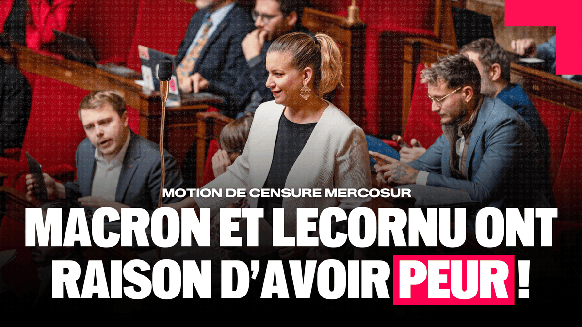 Discours historique de Mathilde Panot à écouter absolument ! Il y a tant et tant de raisons de censurer le gouvernement et d’en finir avec Macron. Nous n’avons pas peur des élections, ni du peuple. Vite, une autre voix pour la France !